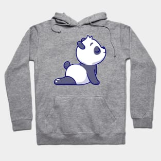 Cute Panda Stretching Yoga Cartoon Hoodie